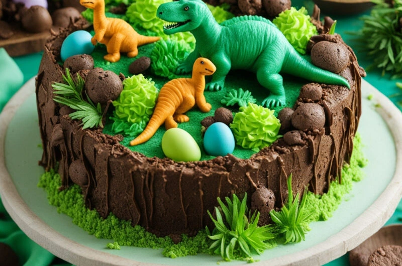 Dinosaurier Kuchen Kindergeburtstag