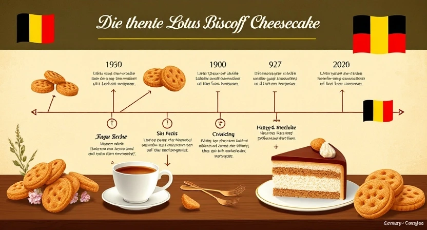 Die Geschichte und Herkunft des Lotus Biscoff Cheesecake