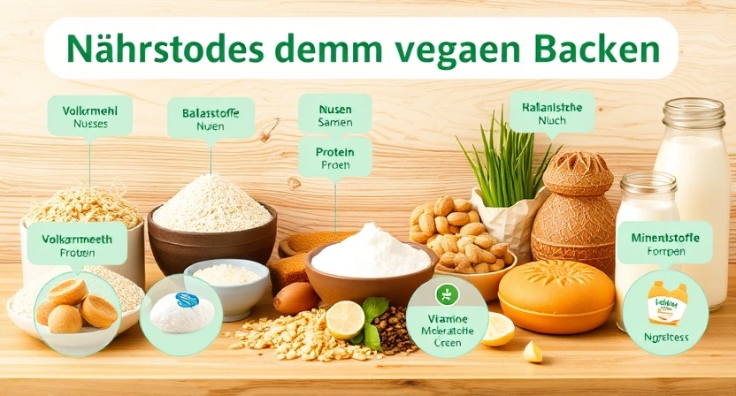 Nährstoffe beim veganen Backen